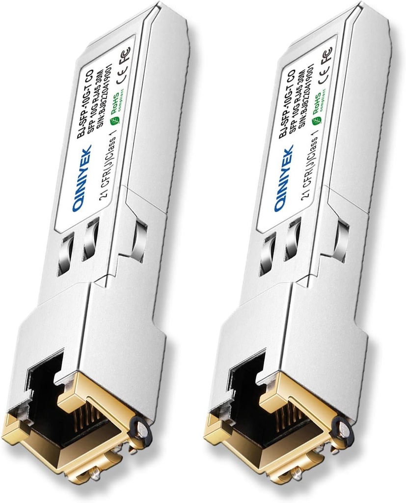 Transceiver SFP+ a RJ45 1.25/2.5/5/10G ( 2 unidades )