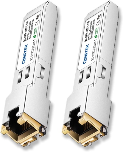 Transceiver SFP+ a RJ45 1.25/2.5/5/10G ( 2 unidades )